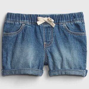 New Gap Girls Denim Shorts 3T Dark Blue